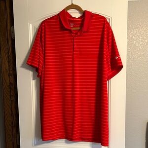 Nike Golf Men's Red Polo Shirt